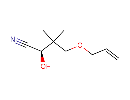 (R)-4-Allyloxy-2-hydroxy-3,3-dimethyl-butyronitrile