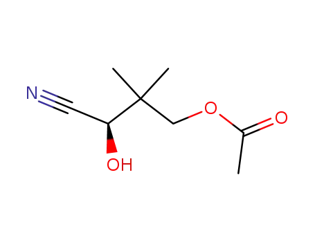 Acetic acid (R)-3-cyano-3-hydroxy-2,2-dimethyl-propyl ester