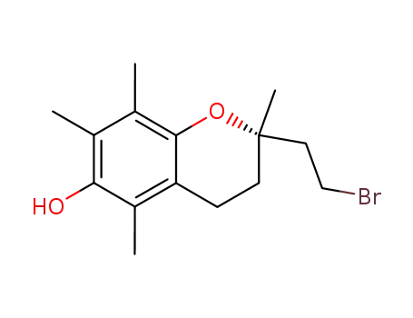 (2S)-(-)-2-(2-bromoethyl)-3,4-dihydro-2,5,7,8-tetramethyl-2H-1-benzopyran-6-ol