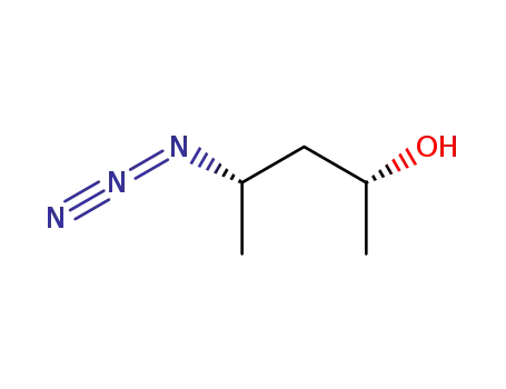 Molecular Structure of 167957-72-4 (2-Pentanol, 4-azido-, (2R,4S)-)
