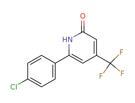 6-(4-chloro-phenyl)-4-trifluoromethyl-1H-pyridin-2-one