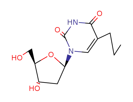 Molecular Structure of 27826-74-0 (5-propyl-2'-deoxyuridine)