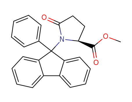 L-Proline, 5-oxo-1-(9-phenyl-9H-fluoren-9-yl)-, methyl ester
