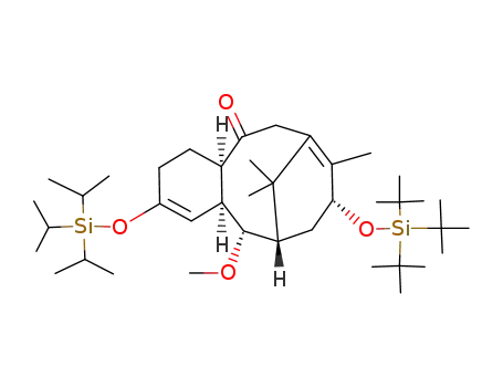 (1S,2R,3S,8R,13R)-2-Methoxy-12,15,15-trimethyl-13-tri-tert-butylsilanyloxy-5-triisopropylsilanyloxy-tricyclo[9.3.1.03,8]pentadeca-4,11-dien-9-one