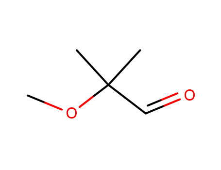 Molecular Structure of 36133-35-4 (Propanal, 2-methoxy-2-methyl-)
