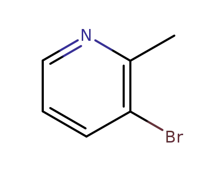 Molecular Structure of 38749-79-0 (3-Bromo-2-methylpyridine)