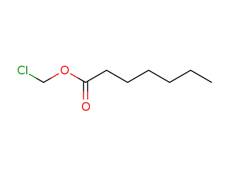 Molecular Structure of 76068-79-6 (Heptanoic acid, chloromethyl ester)