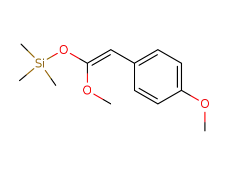 Molecular Structure of 848053-05-4 (Silane, [[(1E)-1-methoxy-2-(4-methoxyphenyl)ethenyl]oxy]trimethyl-)