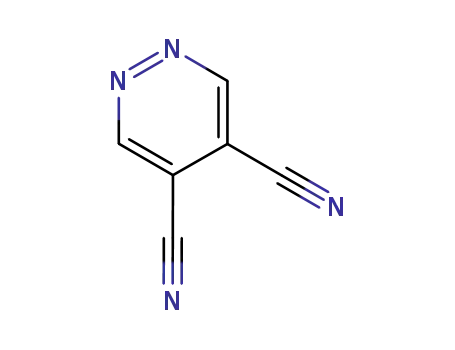Molecular Structure of 17412-15-6 (4,5-Pyridazinedicarbonitrile)