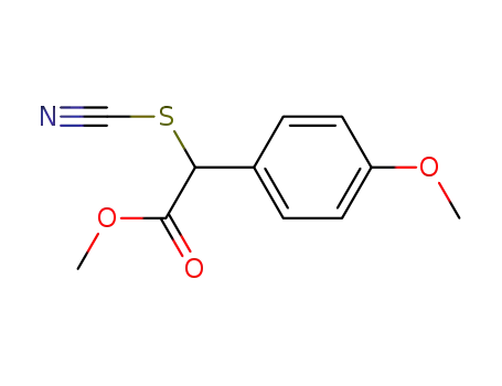 methyl 2-(4-anisyl)-2-thiocyanatoethanoate