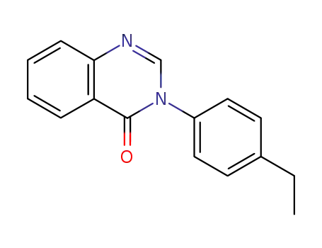 Molecular Structure of 22874-41-5 (4(3H)-Quinazolinone, 3-(4-ethylphenyl)-)