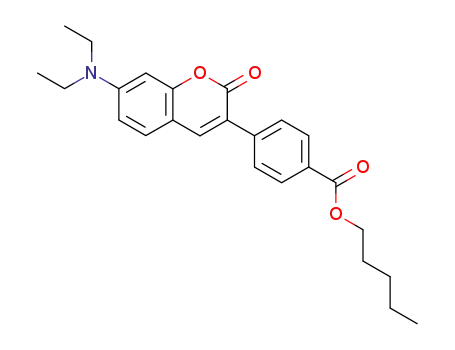 4-(7-Diethylamino-2-oxo-2H-chromen-3-yl)-benzoic acid pentyl ester