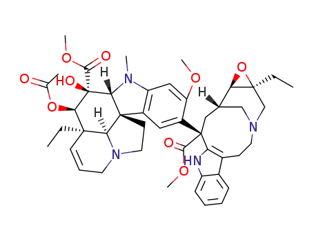 methyl (13S,15S,16R,18S)-13-[(1S,9S,10R,11S,12S,19S)-11-acetyloxy-12-ethyl-10-hydroxy-5-methoxy-10-methoxycarbonyl-8-methyl-8,16-diazapentacyclo[10.6.1.01,9.02,7.016,19]nonadeca-2,4,6,13-tetraen-4-yl]-18-ethyl-17-oxa-1,11-diazapentacyclo[13.4.1.04,12.05,10.016,18]icosa-4(12),5,7,9-tetraene-13-carboxylate