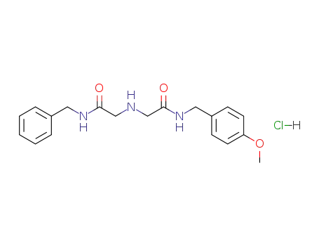 2-[(benzylcarbamoyl-methyl)-amino]-N-(4-methoxy-benzyl)-acetamide; hydrochloride