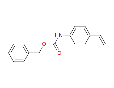 Molecular Structure of 227778-64-5 (Carbamic acid, (4-ethenylphenyl)-, phenylmethyl ester)