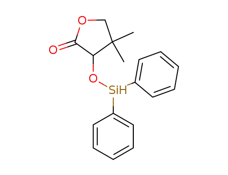 3-diphenylsilanyloxy-4,4-dimethyl-dihydro-furan-2-one