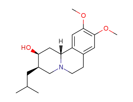 Molecular Structure of 924854-60-4 (2H-Benzo[a]quinolizin-2-ol, 1,3,4,6,7,11b-hexahydro-9,10-dimethoxy-3-(2-methylpropyl)-, (2S,3R,11bR)-)