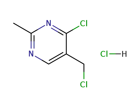 2-methyl-4-chloro-5-chloromethylpyrimidine hydrochloride