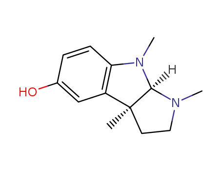 Pyrrolo[2,3-b]indol-5-ol,1,2,3,3a,8,8a-hexahydro-1,3a,8-trimethyl-, (3aS,8aR)-