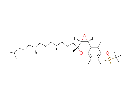 (1aS,2R,7bS)-2,4,5,7-tetramethyl-2-[(4R,8R)-4,8,12-trimethyl-tridecyl]-1a,7b-dihydro-2H-oxireno[2,3-c]chromen-6-yl tert-butyl(dimethyl)silyl ether
