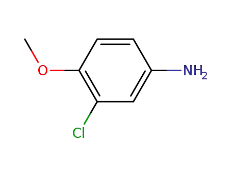 Molecular Structure of 5345-54-0 (3-Chloro-4-methoxyaniline)