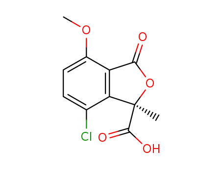 (R)-7-chloro-4-methoxy-1-methyl-3-oxo-phthalan-1-carboxylic acid