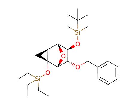 (1RS,2SR,4RS,5RS,6RS,7RS)-7-endo-(benzyloxy)-6-exo-{[(tert-butyl)dimethylsilyl]oxy}-2-endo-[(triethylsilyl)oxy]-8-oxatricyclo[3.2.1.02,4]octane
