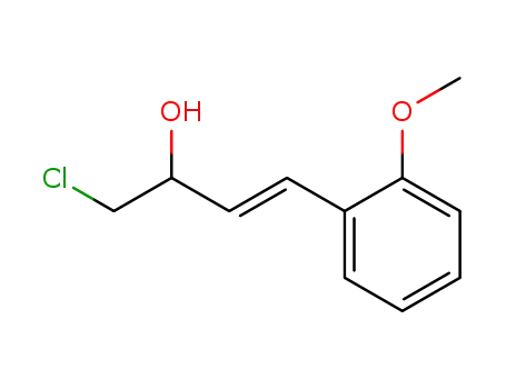 Molecular Structure of 399513-48-5 (3-Buten-2-ol, 1-chloro-4-(2-methoxyphenyl)-, (3E)-)