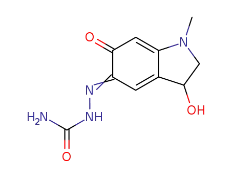 Hydrazinecarboxamide,2-(1,2,3,6-tetrahydro-3-hydroxy-1-methyl-6-oxo-5H-indol-5-ylidene)-