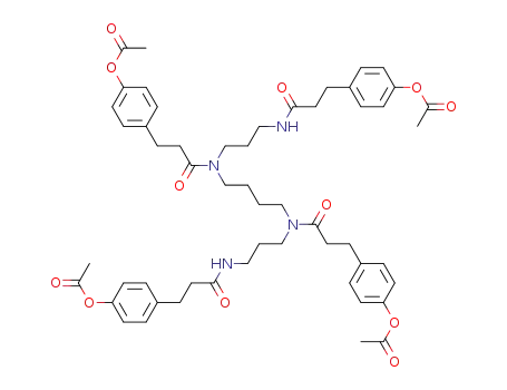 N1,N5,N10,N14-tertakis[3-(4-acetoxyphenyl)propanoyl]-1,5,10,14-tetraazatetradecane