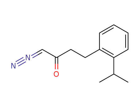 Molecular Structure of 365554-38-7 (2-Butanone, 1-diazo-4-[2-(1-methylethyl)phenyl]-)