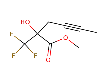 methyl 2-hydroxy-2-trifluoromethylhex-4-ynoate
