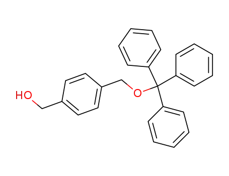 Molecular Structure of 679412-25-0 (Benzenemethanol, 4-[(triphenylmethoxy)methyl]-)