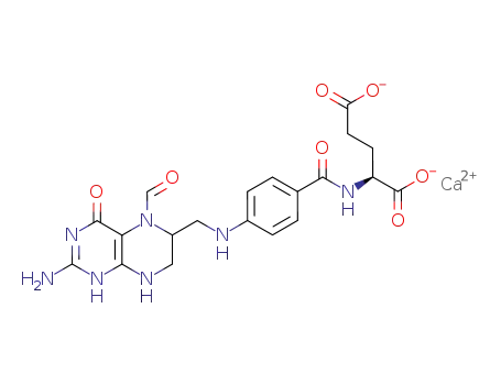 Molecular Structure of 6035-45-6 (Calcium folinatc)