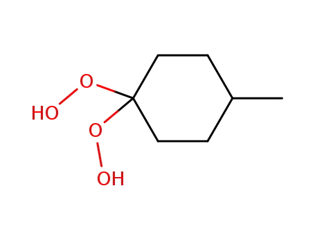 Molecular Structure of 27470-41-3 (Hydroperoxide, (4-methylcyclohexylidene)bis-)