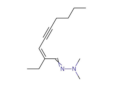 N'-(2-ethyl-non-2-en-4-ynylidene)-N,N-dimethyl-hydrazine