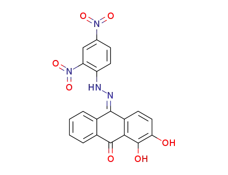 10-[(2,4-dinitro-phenyl)-hydrazono]-1,2-dihydroxy-10H-anthracen-9-one