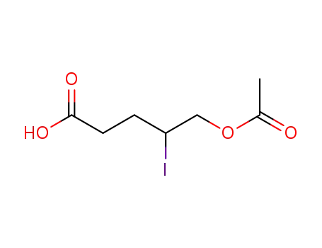 5-acetoxy-4-iodopentanoic acid