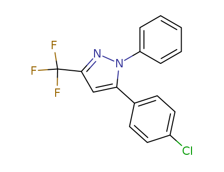 1H-Pyrazole, 5-(4-chlorophenyl)-1-phenyl-3-(trifluoromethyl)-