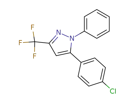 1H-Pyrazole, 5-(4-chlorophenyl)-1-phenyl-3-(trifluoromethyl)-