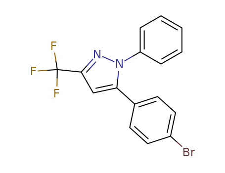 1H-Pyrazole, 5-(4-bromophenyl)-1-phenyl-3-(trifluoromethyl)-