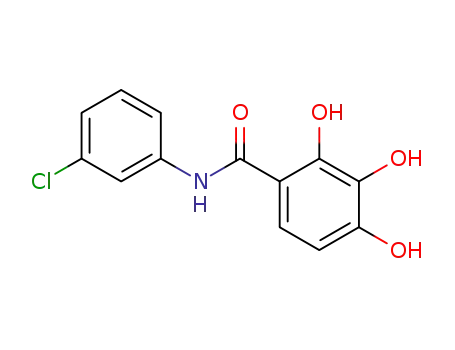 N-(3-chloro-phenyl)-2,3,4-trihydroxy-benzamide