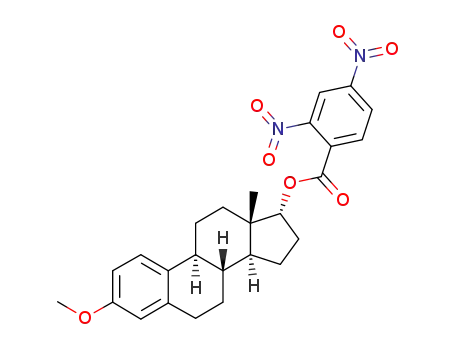 2,4-Dinitro-benzoic acid (8R,9S,13S,14S,17R)-3-methoxy-13-methyl-7,8,9,11,12,13,14,15,16,17-decahydro-6H-cyclopenta[a]phenanthren-17-yl ester