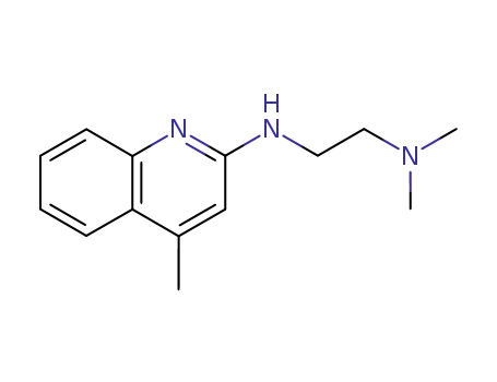 Molecular Structure of 141268-28-2 (1,2-Ethanediamine, N,N-dimethyl-N'-(4-methyl-2-quinolinyl)-)