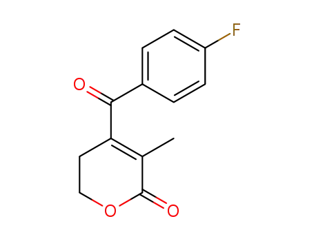4-(4-fluorobenzoyl)-3-methyl-5,6-dihydropyran-2-one