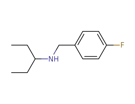 (1-ethyl-propyl)-(4-fluoro-benzyl)-amine