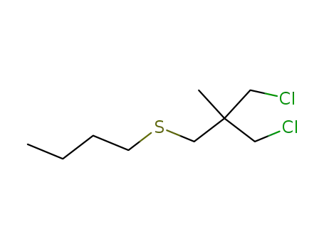1-(3-chloro-2-chloromethyl-2-methyl-propylsulfanyl)-butane