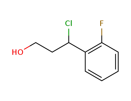 (+/-)-3-chloro-3-(2-fluorophenyl)propan-1-ol