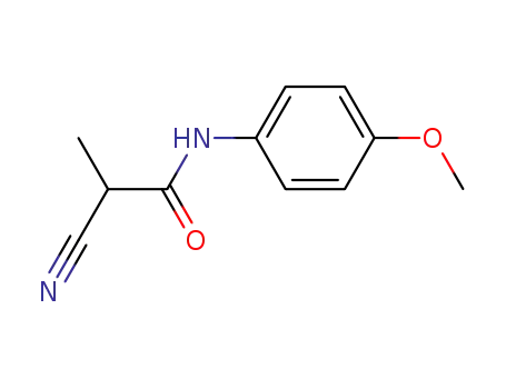 2-cyano-N-(4-methoxyphenyl)propanamide