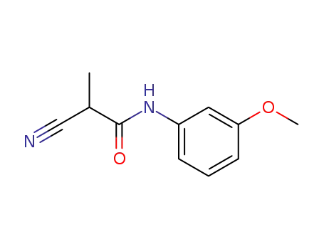 2-cyano-N-(3-methoxyphenyl)propanamide